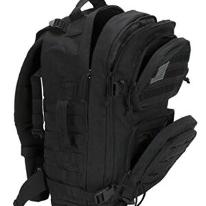 Rockland Military Tactical Laptop Backpack, Black, Large