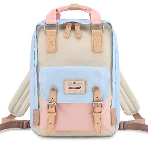 Himawari Backpack/Waterproof Backpack 14.9" College Vintage Travel Bag for Women，14inch Laptop for Student (HM-38#)