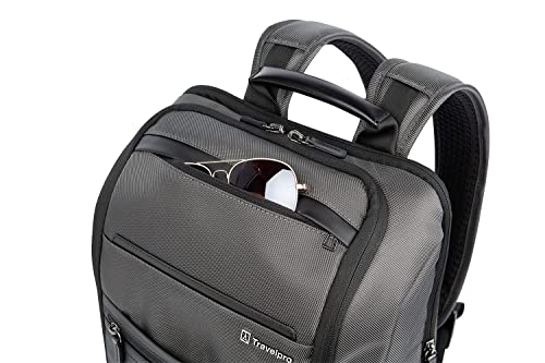 Travelpro Crew Executive Choice 3 Slim Backpack fits up to 15.6 Laptops and Tablets, Men and Women, Water-Resistant, Titanium Grey