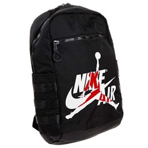 nike air jordan jumpman logo classic backpack (one size, black)