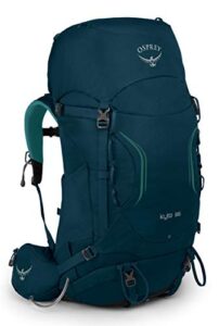 osprey kyte 36 women’s hiking backpack, ice lake green, small/medium