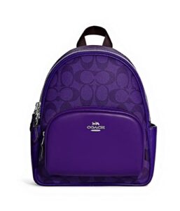coach mini court backpack (sv/sport purple)