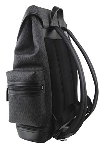 Michael Kors Men's Signature Cooper Backpack In Black, Style 37U0MCOB6B