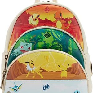 Pokemon Elements Triple Pocket Mini Backpack