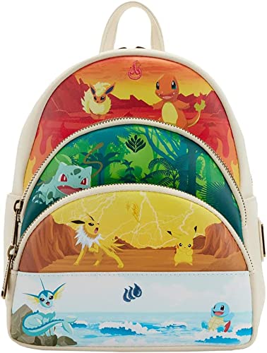 Pokemon Elements Triple Pocket Mini Backpack