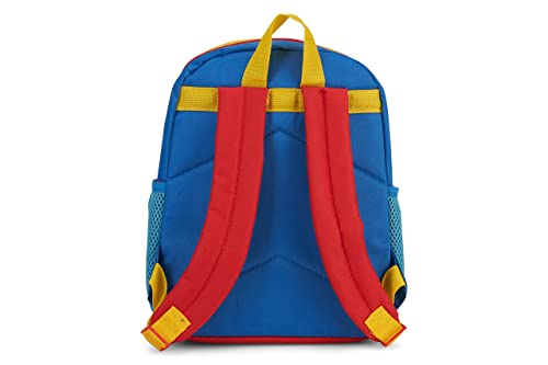 AI ACCESSORY INNOVATIONS Cocomelon JJ's Playtime Interactive Mini Backpack for Boys and Girls, Pre-school Schoolbag with Padded Back and Adjustable Straps, Versatile 12”