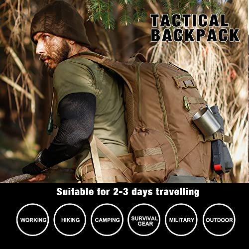 Mardingtop Tactical Backpack, Black, 52cm