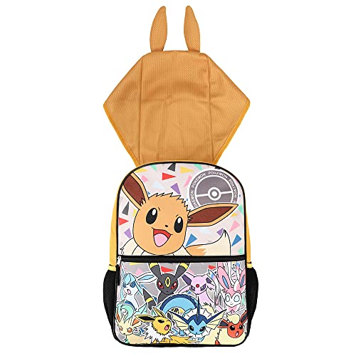 Pokemon Eevee Kids 16’’ Hooded Backpack