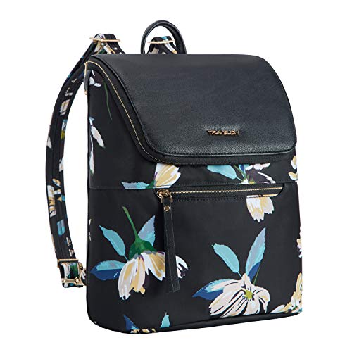 Travelon Addison-Anti-Theft Backpack, Midnight Floral, One Size