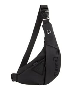 cajmols sling bag for men crossbody sling backpack travel hiking chest bag daypack compatible ipad mini