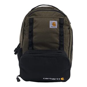 carhartt cargo series medium backpack and hook-n-haul insulated 3-can cooler, tarmac