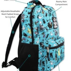 Disney Nightmare Before Christmas Kids 16 Inch School Backpack (One Size, Teal)