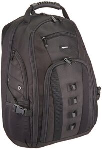 amazon basics travel 17 inch laptop computer backpack – 4-pack