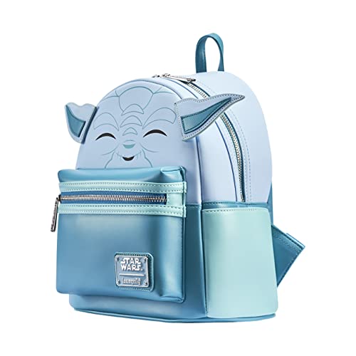 Loungefly Star Wars: Yoda Hologram Backpack, Glow in the Dark (Amazon Exclusive)