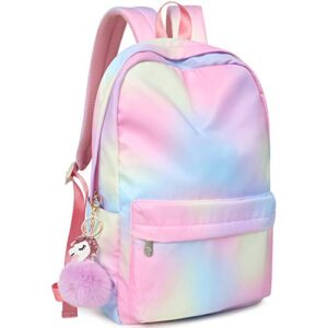 Fitmyfavo Backpack for Girls School Backpack Girls Backpack Middle Elementary School Bookbag for Teen Girls Waterproof Backpack Laptop Backpacks