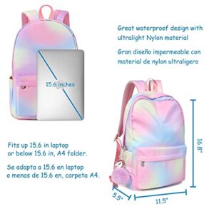 Fitmyfavo Backpack for Girls School Backpack Girls Backpack Middle Elementary School Bookbag for Teen Girls Waterproof Backpack Laptop Backpacks