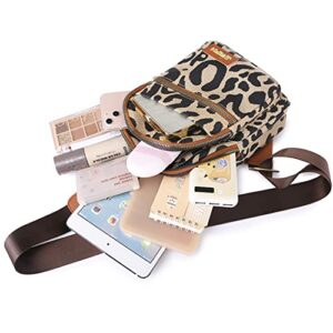 Multipurpose Leather Sling Bag, Shoulder Sling Bag, Crossbody Sling Backpack for Women, Fits 7.9 inch Tablet