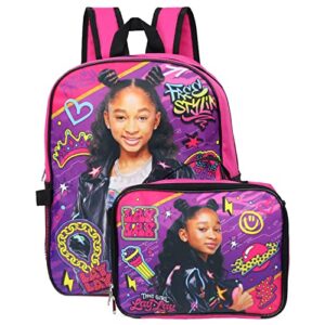 group ruz nickelodeon girls that girl lay lay 2-piece backpack lunchbox set, pink, one size