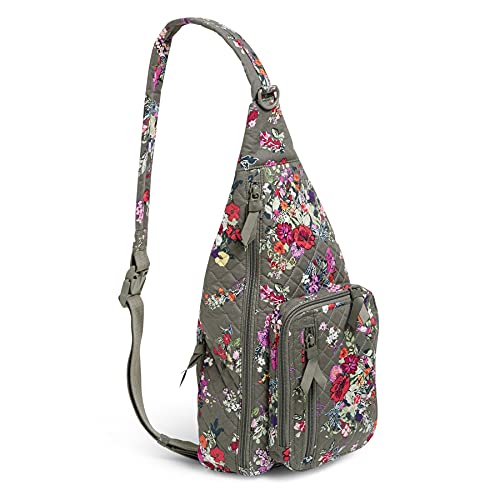 Vera Bradley Women's Cotton Sling Backpack Bookbag