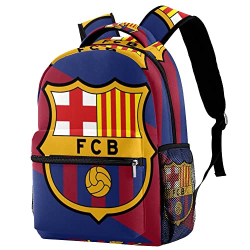 Color Flag Fo Barcelona Emblem Backpack Students Shoulder Bags Travel Bag College School Backpacks, Multi, 29.4x20x40cm/11.5x8x16 in, (sjb-004)
