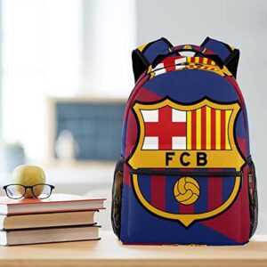 Color Flag Fo Barcelona Emblem Backpack Students Shoulder Bags Travel Bag College School Backpacks, Multi, 29.4x20x40cm/11.5x8x16 in, (sjb-004)