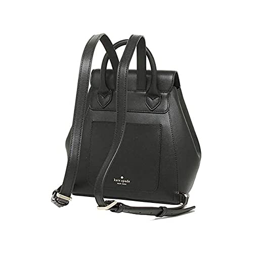 Kate Spade Adel medium flap Leather Backpack (Black)