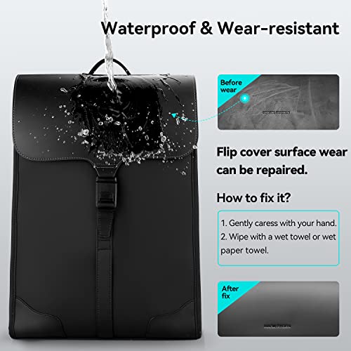 Business Backpack for Men, 15.6 Inch Waterproof Laptop Backpack with High Tech Magnetic Snap, Fashion Casual Daypack Ideal for Working, Commuting, College, Daily