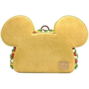 Loungefly X LASR Exclusive Disney Mickey Taco Convertible Mini Backpack Multicolor