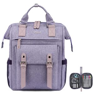 lovevook laptop backpack for women, teacher nurse bag work travel computer backpacks purse,water resistant college school student bookbag with usb charging port, 17.3 inch
