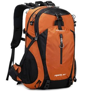 shenhu hiking backpack 40l waterproof daypack outdoor sport trekking,camping backpack for men women orane
