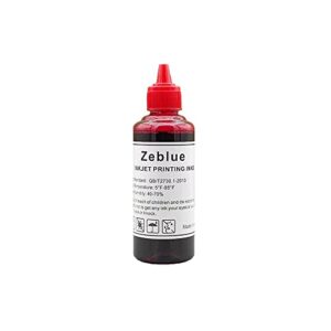 Zeblue 4 Colors Inkjet Printer Ink Refill Kit for Canon All Printers MG PG 240 243 245 CL 241 244 246 XL Inkjet Cartridges CISS System Color Set with 4 Free Syringes Print Ink(100/Bottle, 3BK/C/M/Y)