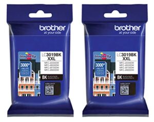 brother lc-3019bk super high yield ink cartridge – black – 2 pack in retail packing …