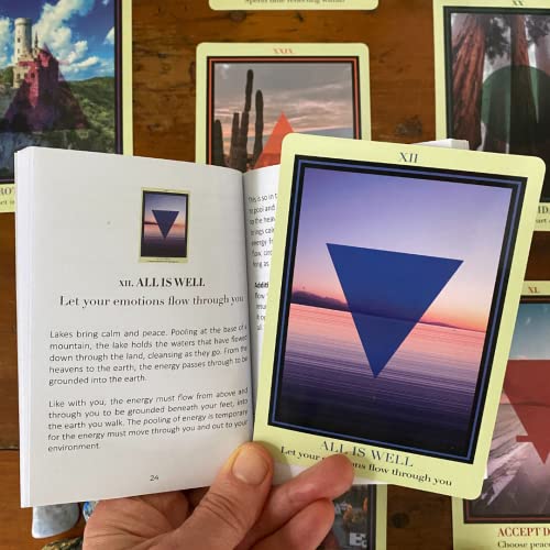 The Power of The Elements Oracle Cards. 45-Card Deck and Guidebook. Beautiful Colorful Images and Divinely Channeled Messages for Lovers of Oracle Cards