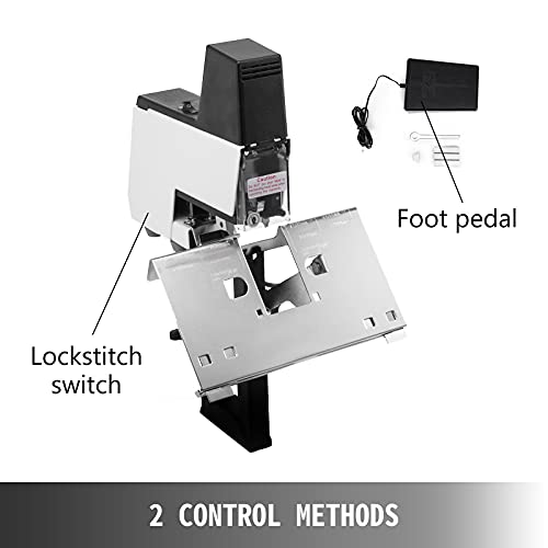 VEVOR Electric Stapler Rapid 106 Automatic Saddle Binding Machine Heavy Duty Flat and Book Binding Machine 2-50 Sheet 110V