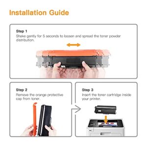 E-Z Ink (TM) Compatible Toner Cartridge Replacement for Brother TN-433 TN433 TN433bk TN431 Compatible with HL-L8260CDW HL-L8360CDW MFC-L8610CDW MFC-L8900CDW (1 Black, 1 Pack)