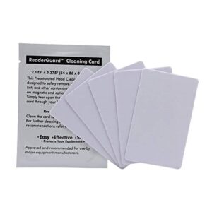 cr80 cleaning cards, dual side card reader cleaner, pos swipe terminal cleaning cards ck-cr80 (50pcs)