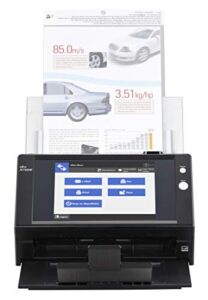 fujitsu n7100e network scanner with large touch screen