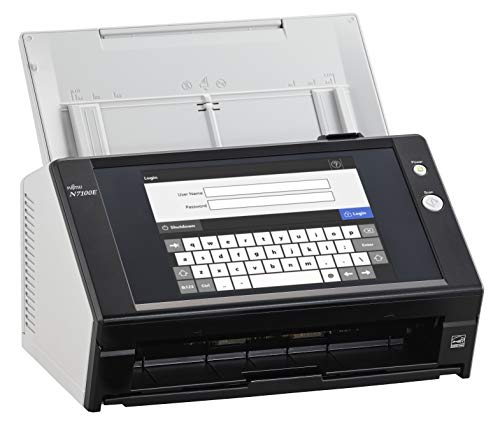 Fujitsu N7100E Network Scanner with Large Touch Screen