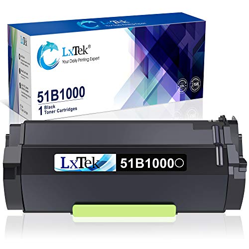 LxTek Compatible Toner Cartridge Replacement for Lexmark 51B1000 to use with MS417DN MS317DN MS517DN MS617DN MX517DE MX617DE MX317DN MX417DE Printers (Black, 1 Pack)