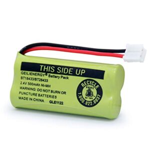 GEILIENERGY BT18433 BT28433 BT184342 BT284342 BT1011 BT-1011 Replacement Battery Compatible with Cordless Phone CS6209 CS6219 CS6229 DS6151 89-1330-01-00 CPH-515D (Pack of 4)