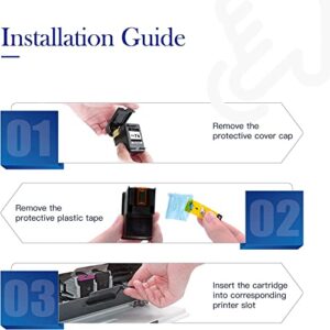 Valuetoner Remanufactured Ink Cartridge Replacement for HP 74 Black Ink Cartridge CZ069FN CB335WN Printer (2 Black)