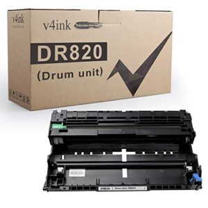 v4ink compatible dr820 replacement for brother dr820 dr-820 drum unit for use with brother hl-l6200dw l6200dwt l5100dn l5200dw l5200dwt l6300dw mfc-l5900dw dcp-l5500dn printer, enhanced version