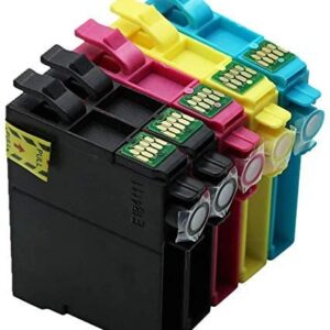 InkArt Remanufactured Ink Cartridge Replacement for Epson 200XL 200 XL T200XL to use with XP-200 XP-300 XP-310 XP-400 WF-2520 WF-2530 WF-2540 Printer (2BK, 1C , 1M, 1Y) 5 Packs