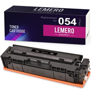 lemero uexpect compatible toner cartridge replacement for canon 054 toner cartridge for color imageclass mf641cw mf644cdw mf642cdw lbp622cdw mf640c lbp620 laser printer (black,1-pack)