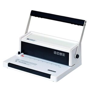 trubind coil binding machine – manual round hole punch – adjustable side margin – 4 to 1 pitch – 20 sheet punch capacity