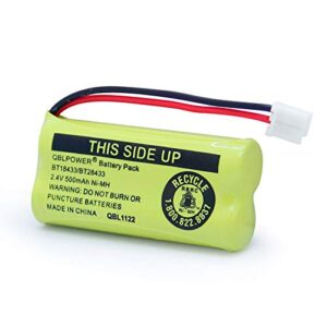 QBLPOWER BT18433 BT28433 BT-8300 BATT-6010 Rechargeable Battery BT184342 BT284342 BT1011 BT1018 BT1022 BT1031 89-1326-00-00/89-1330-01-00/CPH-515D 2.4V(Pack of 4)