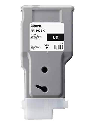 Canon PFI-207BK ImagePrograf iPF680 iPF685 iPF780 iPF785 Ink Tank (Black) in Retail Packaging