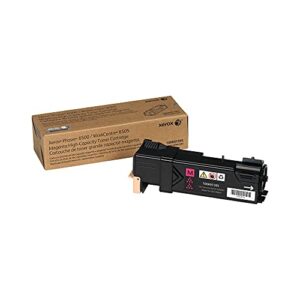 xerox phaser 6500/ workcentre 6505 magenta high capacity toner cartridge (2,500 pages) – 106r01595
