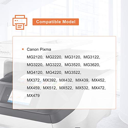 MYTONER Remanufactured Ink Cartridge Replacement for Canon 240XL 241XL PG-240 XL CL-241 XL Combo Ink for PIXMA MG3620 TS5120 MX532 MG3520 MX472 MX452 MG3220 MG2220 Printer (Black, Tri-Color, 2P)