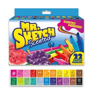 mr. sketch chiseled tip, 2054594, 22 assorted scented markers